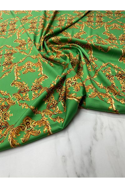 ipekkumaş Πράσινο Veona Pattern Dressing Shirt Cover Tivil Satin Fabric Το προϊόν μας πωλείται σε τεμάχια 1 τεμάχιο 1 μέτρο