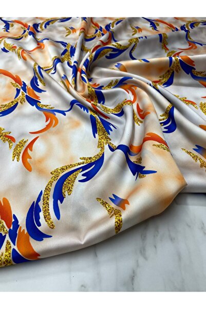 ipekkumaş Milano Desen Elbiselik Gömleklik Tivil Saten Kumaş Ürünümüz Adet Ol...