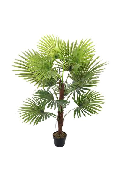 Nettenevime Yapay Ağaç Palmiye Ağacı 155cm Fanpalm Ağacı 12 Yaprak