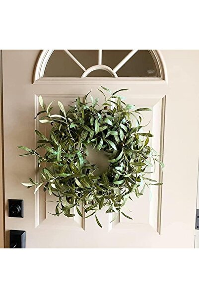 Nettenevime Yapay Zeytin Dalı 45cm 4 Meyveli Yapay Çiçek