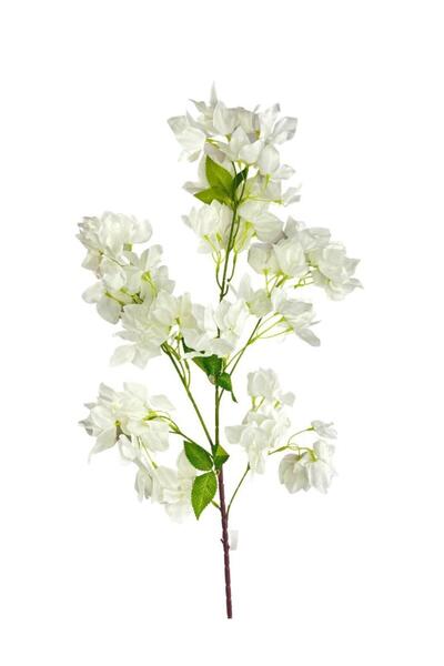 Nettenevime Yapay Çiçek Begonvil Çiçeği Beyaz Uzun Dallı Sarkan Çiçek 110cm