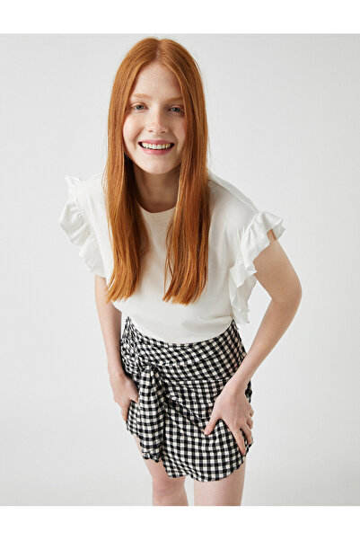 Koton Γυναικείο Off White T-Shirt 1YAL18225UK