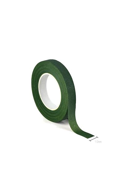 Dünya Magnet 40 Meters Flower Tape Green Color Artificial Flower Latex Foam Flower Stem Wrap Green Tape