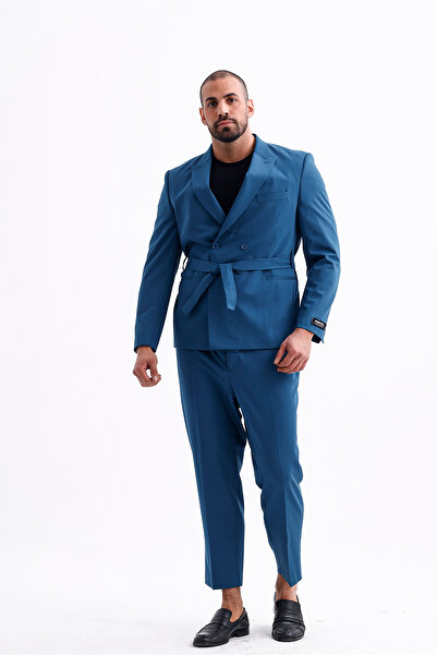 Koch London Erkek Battal Boy Pantolon - Modern ve Şık Tasarım, Mavi