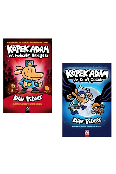 Altın Kitaplar KÖPEK ADAM SETİ 3 VE 4 İKİ KEDİCİĞİN HİKAYESİ + KEDİ  ÇOCUK  E...