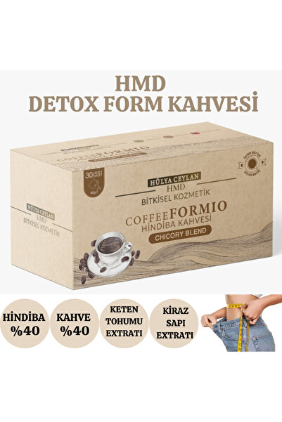 HÜLYA CEYLAN HMD BİTKİSEL KOZMETİK Hindiba Kahvesi Detox Diyet Form Cafe 1 Ay...