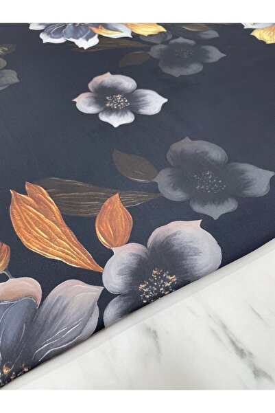 ipekkumaş Geranium Desen Elbiselik Gömleklik Tivil Saten Kumaş ÜRÜNÜMÜZ ADET OLARAK SATILIR 1 ADET 1 METRE