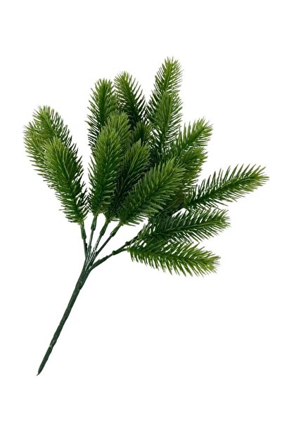 Nettenevime Yapay Çiçek Ponpon Çam Garnitür Aradal Dekoratif Yapay Bitki 30cm