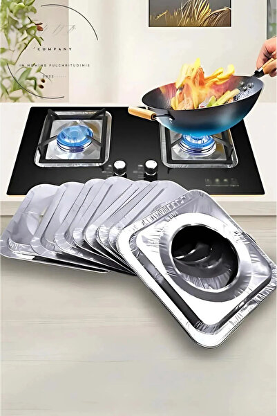 FORSEİ LUCA 10 Adet Ocak Üstü Koruyucu Leke Önleyici Isıya Dayanıklı Yeniden ...