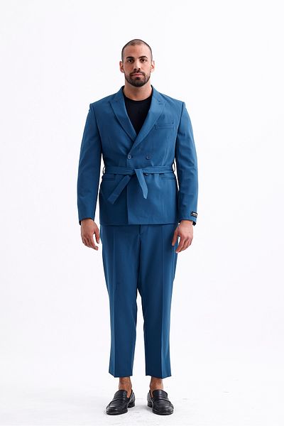 Koch London Men's Oversize Pants - Modern and Stylish Design, Blue