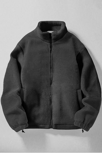 GHASSY CO. Ghassy Co. Ανδρικό φούτερ Alaska Regular βελούδινο Sherpa Winter Full Zip Fleece