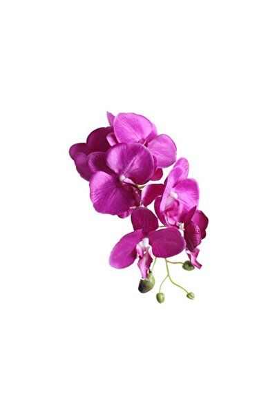 Nettenevime Yapay Çiçek Fuşya Orkide Uzun Tek Dal 90 Cm