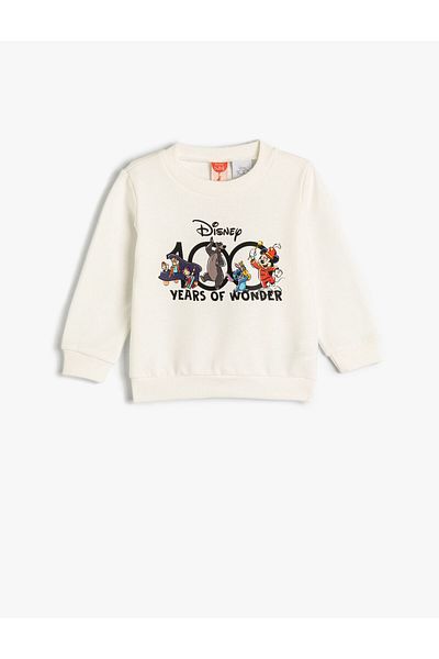 Koton Disney 100Year Special mikina s potištěným licencovaným dlouhým rukávem
