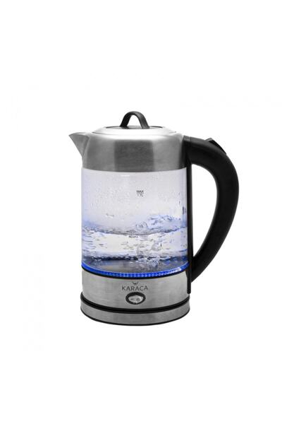 Karaca Led Işıklı Kettle Cam Bitki Çayı Makinesi Inox 2202