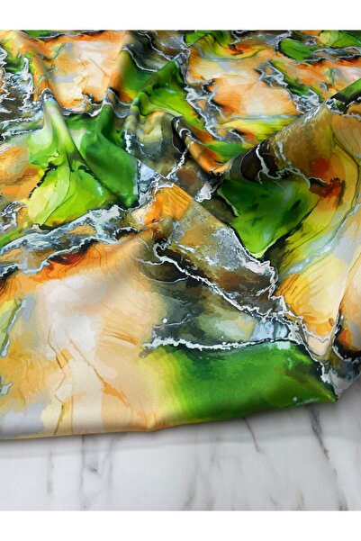 ipekkumaş Mermer Desen Elbiselik Gömleklik Tivil Saten Kumaş ÜRÜNÜMÜZ ADET OLARAK SATILIR 1 ADET 1 METRE