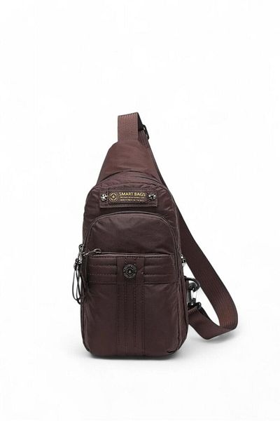 SMART BAGS Тъмнокафява унисекс чанта през рамо Smb 8712