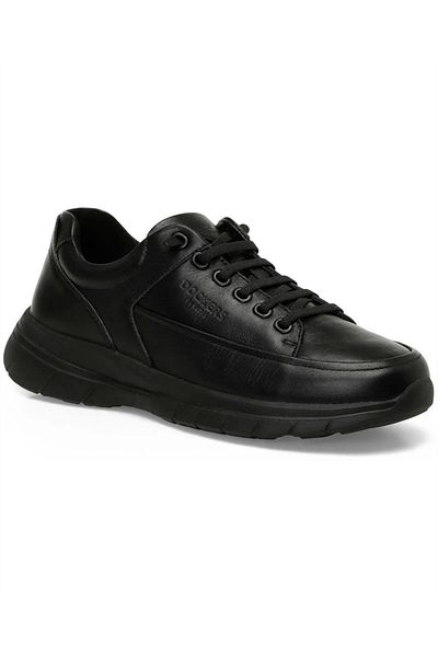 Dockers By Gerli 237325   4Pr Men's Black Leather Casual Sneakers