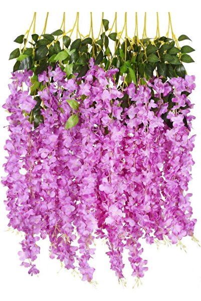 Nettenevime Yapay Çiçek Sarkan 4 Dallı Akasya 70cm Lila