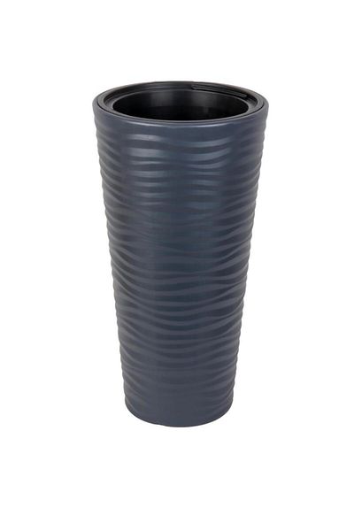 Nettenevime 5.5 Liter Anthracite Tall Flower Pot Vase - 30*57cm Beach Decorative