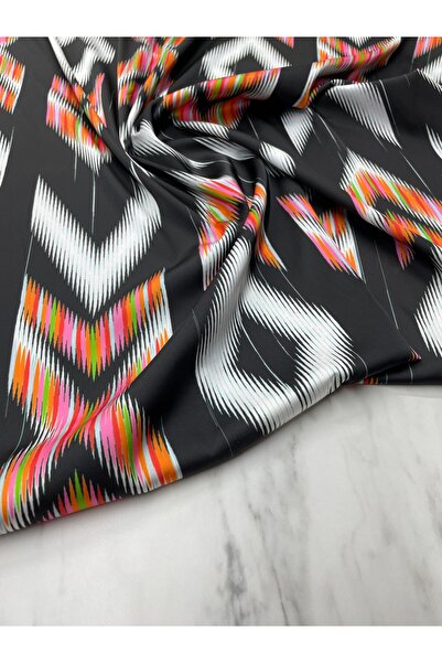 ipekkumaş İkat Pattern Dressing Shirt Holder Tivil Satin Fabric Produsul nostru este vândut în bucăți 1 bucată 1 metru