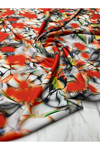 ipekkumaş Eko Desen Rochie pentru cămașă din țesătură din satin Tivil