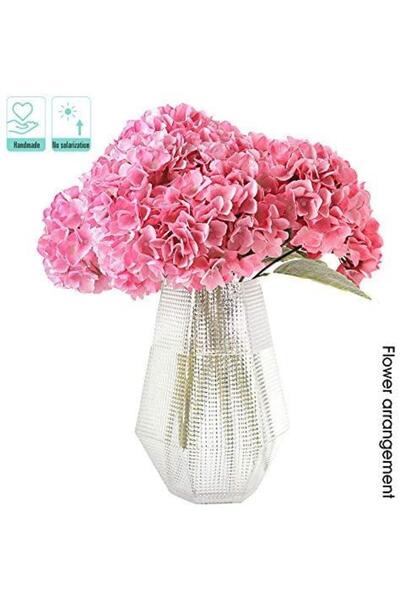 Nettenevime Yapay Çiçek Ortanca Çiçeği Demeti 43 Cm Pembe