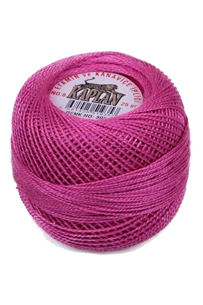 FrereConception 3 pieces of tiger etamine and cross stitch thread no. 8 code/color: 118 - 305 - 1012 - ryl