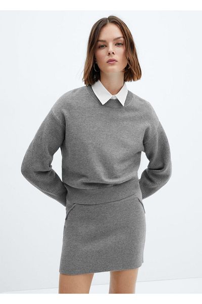 MANGO Woman Round Neck Knitwear Sweater