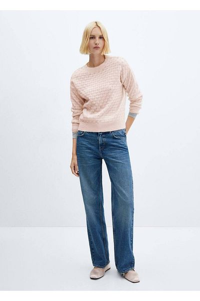 MANGO Woman Pulover cu detalii Lureks