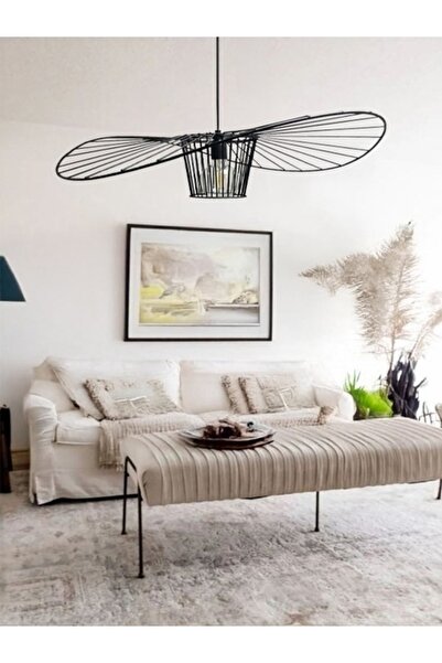 astricon Toronto Siyah Sarkıt Avize Sarkıt Lamba Salon Mutfak Avizeleri Pastane Cafe Berber Modelleri Çap 70