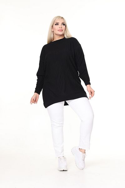 MJORA Crew Neck Comfortable Fit Large Size Knitwear Sweater