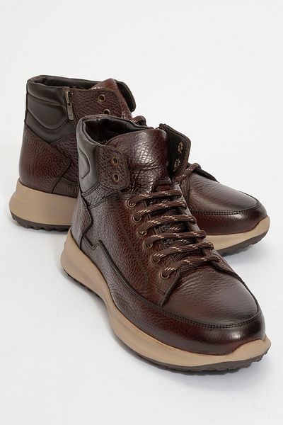 JAMES FRANCO Γνήσιο δέρμα Super Light Faylon Orthopedic Warm Lined Ανδρικές Μπότες 1528