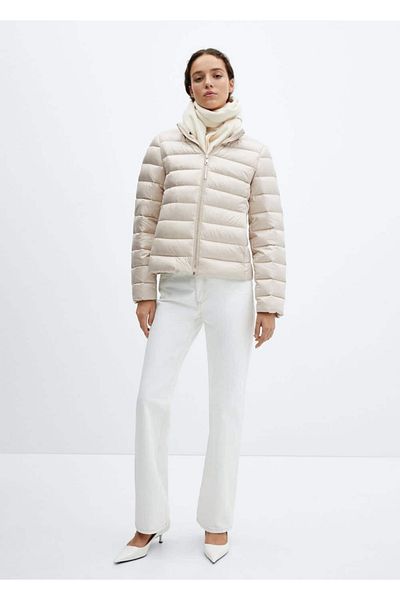 MANGO Woman Gesteppter Anorak mit Federfüllung