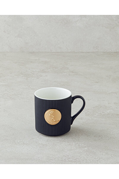 English Home Goldie Moon New Bone China Christmas Mug 370 ml Black-Gold