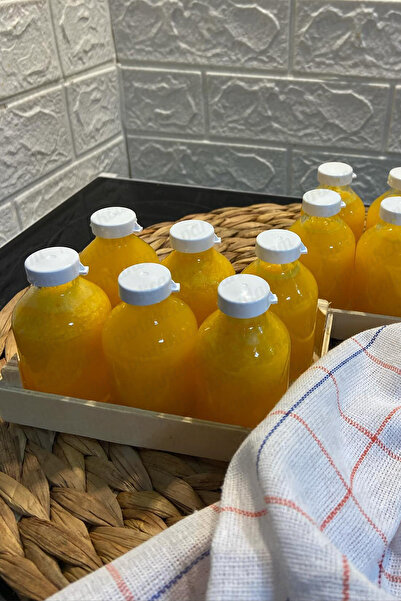 parlakcam Shot Detox 6 Pcs Ginger Bottle - Leak Proof Plastic Cap, Multi-Purpose (50ml)