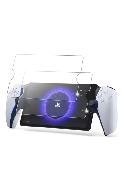 Choice عبوة من قطعتين من زجاج 9H المقسّى لجهاز بلاي ستيشن بورتال، واقي شاشة ب...