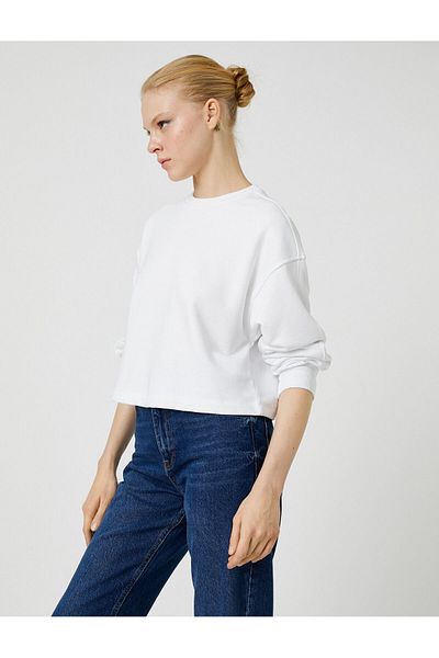 Koton Basic Crop Thick mikina