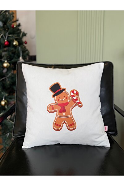 Galia Tasarım Față de pernă cu imprimeu de prăjituri din seria de Anul Nou