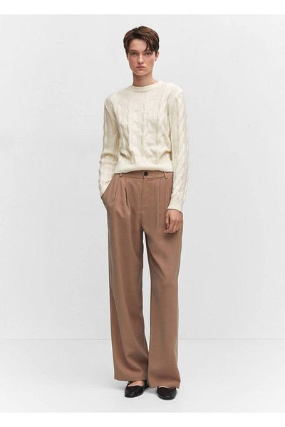 MANGO Woman Rope Knit Sweater