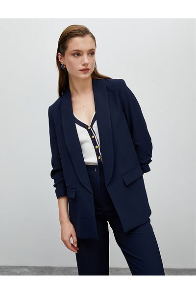 Koton Women's Navy Blue Jacket