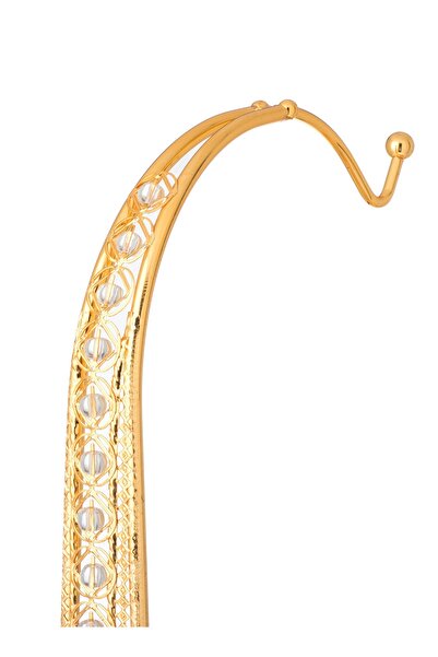 Bin shihoon Round Food Warmer Buffet Warmer With Lid And Stand In Luxurious Golden Design