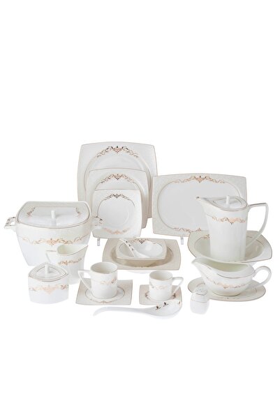 Dania Dinner set 77 pieces of luxurious porcelain, number 6 people
