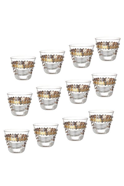 Dania مجموعة من 12 فنجان قهوة عربي صناعة تركية بتصميمات أنيقة وفريدة من نوعها