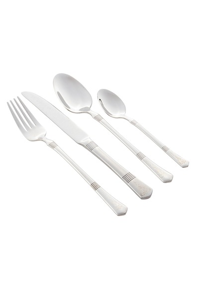 Dania Stainless steel spoons, forks and knives set, 24 pieces