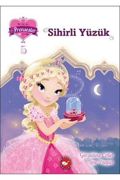 Nan Kitap One Two Three Princesses 5 - Magic Ring White Whale Publications Book (with Protection Bag)