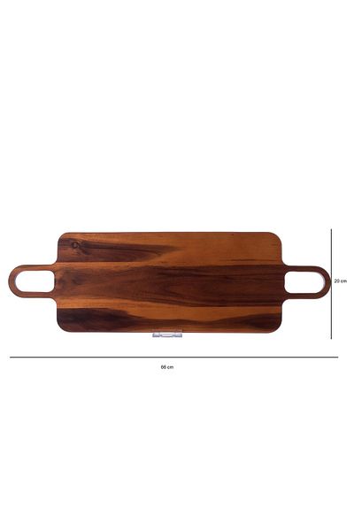 Dania Tbsi presenting Vietnamese beech wood with two handles and an elegant shape