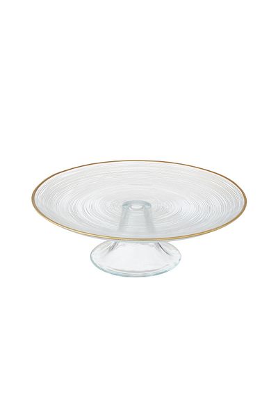 Dania A glass serving dish with a base for nuts, fruits, and all other servings