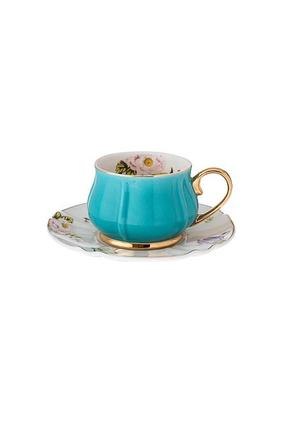 Dania 200ml tea cup and saucer set