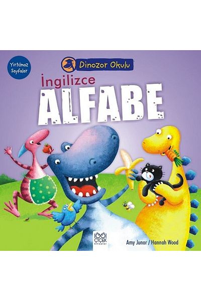 Karma Kitaplar Dinosaur School - English Alphabet 1001 Flowers Books Book