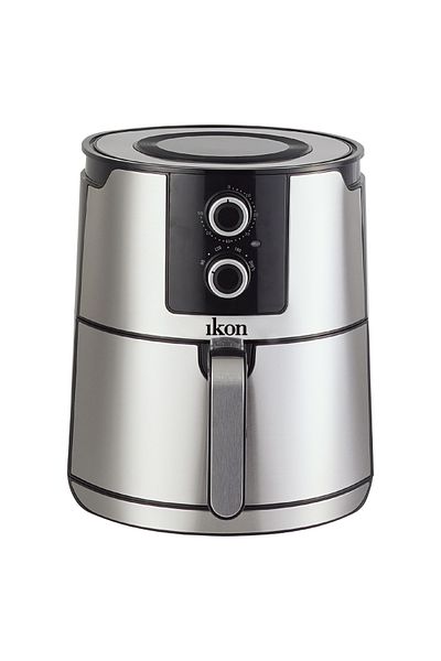 Ikon Ikon Air Fryer, 6.5 L, Black/Silver, IK-AF605Y